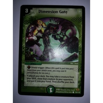 Dimension Gate 93/110 karty Duel Masters natura