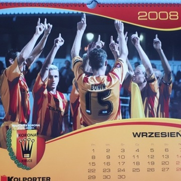 Korona Kielce kalendarz 2008