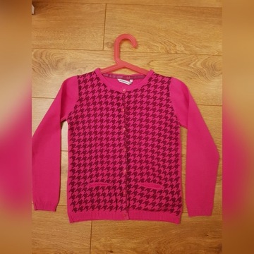 RESERVED różowy  sweterek 128