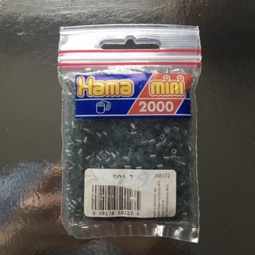 Hama beads mini, przezroczysty czarny