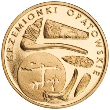 Moneta 2 zł z 2012 r. Krzemionki Opatowskie Piękne