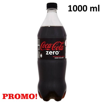 Napój gazowany Coca Cola Zero 1l PROMO