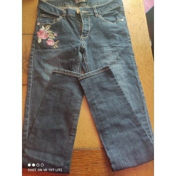 Spodnie dziewczęce jeansowe,rozmiar 152