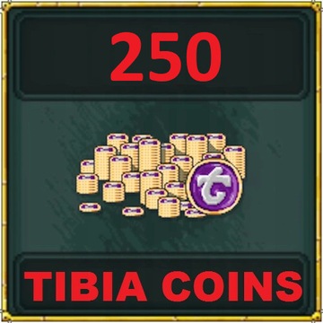 250 Tibia Coins - Wszystkie Światy - NAJTANIEJ !!!