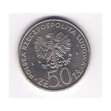 Moneta 50 zł z 1981r Władysław Sikorski