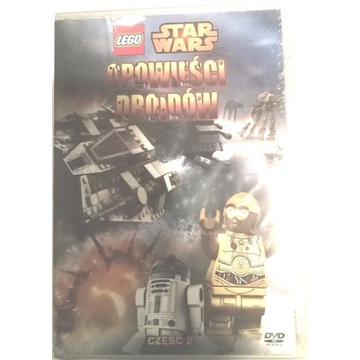 dvd folia film lego star wars opowieści droidów sp