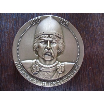Bolesław III Krzywousty brąz medal 