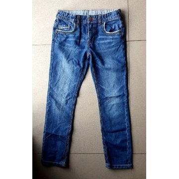 Spodnie 140 c&a jeans jeansowe