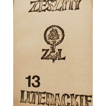  SOLIDARNOŚĆ Zeszyty Literackie nr 13/1986 bibuła