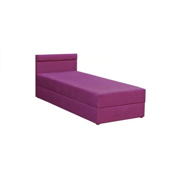 AG202-W2 Wygodne łóżko Tapczan z materacem 70x180