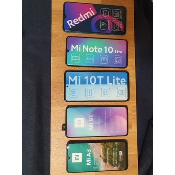 Komplet 5 atrap telefonów marki Xiaomi