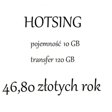 Hosting 10 / 120 GB / rok