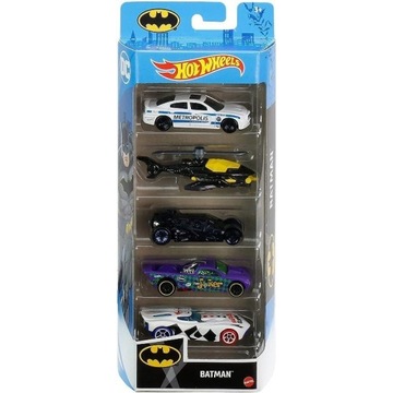 Hot wheels 5 pak BATMAN GTN43 Batmobil Joker Dodge