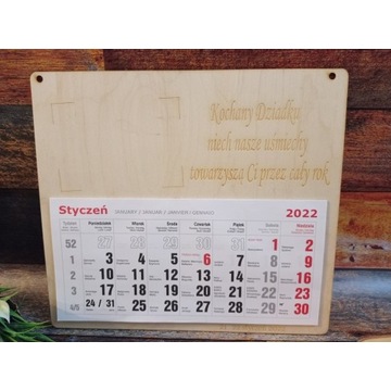 Kalendarz na dzień babci i dziadka 2022 ze zdjęcie