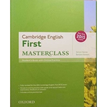 Cambridge First Book podręcznik + ćwiczenia