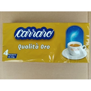 Kawa Carraro Qualita Oro mielona 250 g