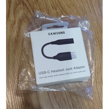 Przejściówka Adapter USB C minijack Samsung S20
