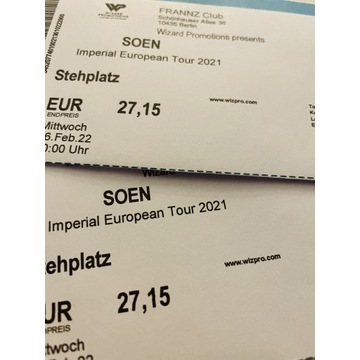 Bilety na SOEN - Berlin - 16.02.2022