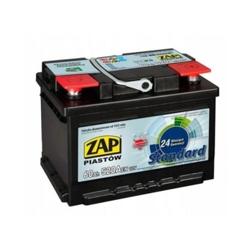 Akumulator ZAP 60Ah 520A
