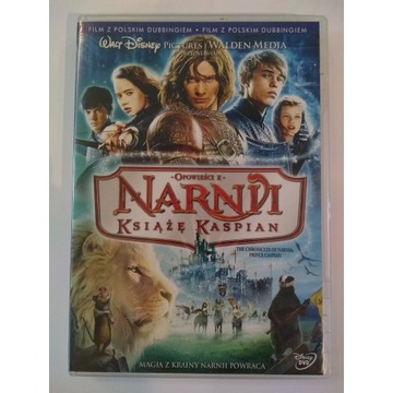Opowieści z Narnii Książę Kaspian DVD stan bdb