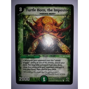 Turtle Horn, the Imposing Duel Masters natura