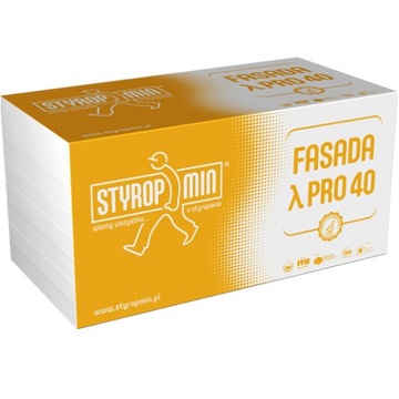 Styropian Styropmin Fasada PRO 40, 12,5kg/m3