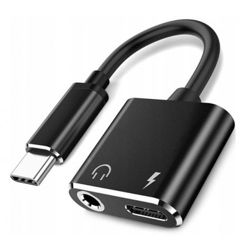 Adapter USB typ C + Jack do słuchawek, Kabel USB-C