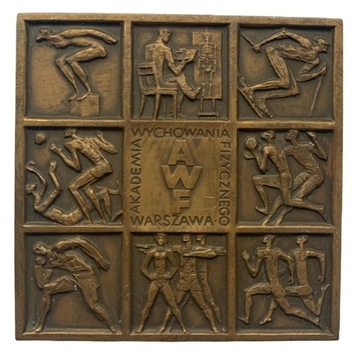 PRL: Medal plakieta, AWF Warszawa