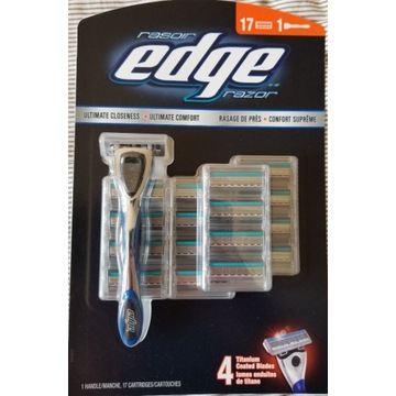 Zestaw do golenia EDGE Razor 17 Nożyków + Maszynka