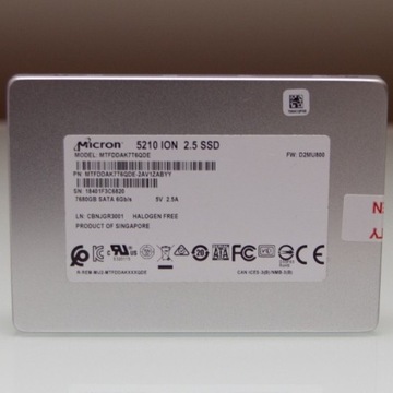 Micron SSD 2,5" 7.68TB 