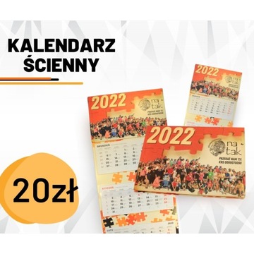 Kalendarz ścienny 2022 Stowarzyszenia Na Tak