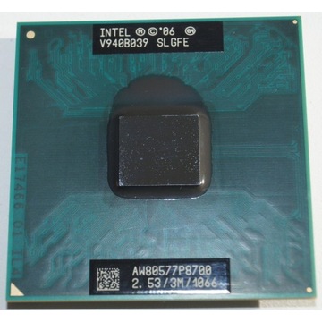 Procesor Intel Core2Duo P8700 2.53/3M/1066 SLGFE