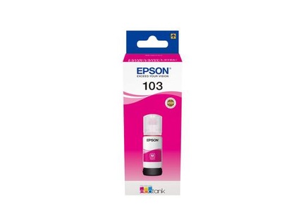 Oryginalny tusz EPSON 103 C13T00S34A czerwony ( magenta ) do EcoTank