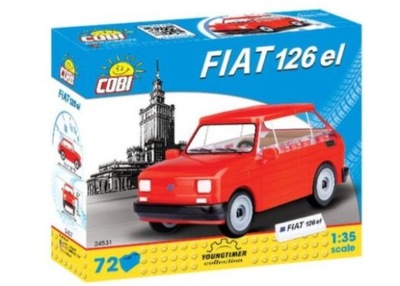 KLOCKI COBI 24531 FIAT 126 EL YOUNGTIMER