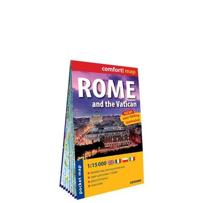 Comfort! map Rome and the Vatican 1:15 000