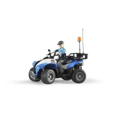 Quad policyjny z figurką policjanta Bruder 63010