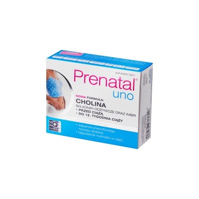 Prenatal UNO 30kaps. przygotowanie do ciąży nudności cholina