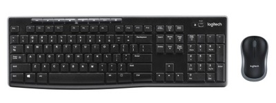 Zestaw klawiatura i mysz Logitech MK 270 czarny NOWY