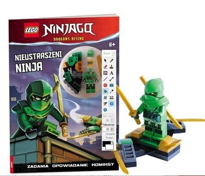 LEGO ninjago Nieustraszeni Ninja komiks z zadaniami figurka LLOYD SZYBOWIEC