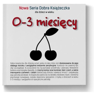 Nowa Seria Dobra Książeczka dla dzieci w wieku 0-3 miesięcy
