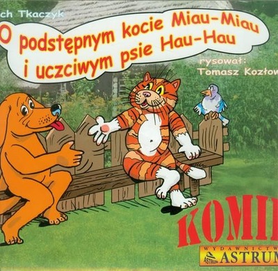 Komiks - O podstępnym kocie Miau-Miau... Lech Tkaczyk