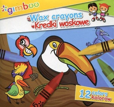 Kredki świecowe WOSKOWE