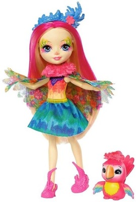 Zestaw laka z papugą Mattel Enchantimals Peeki Parrot