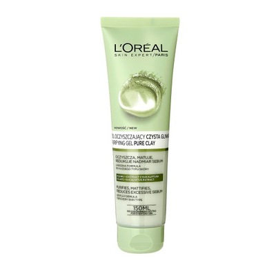 L'oreal Skin Expert Glinka żel oczyszczający 150ml