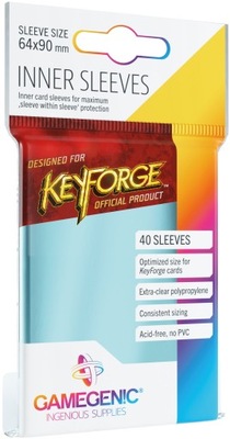 Koszulki na karty Gamegenic KeyForge Inner Sleeves 40 szt.