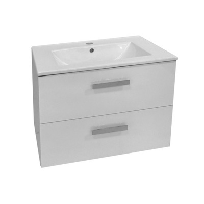 Szafka z umywalką Livia 60 cm lakierowana biała