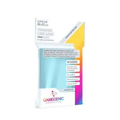 Gamegenic: Prime Standard Card Game Sleeves 66x91 mm 50 sztuk
