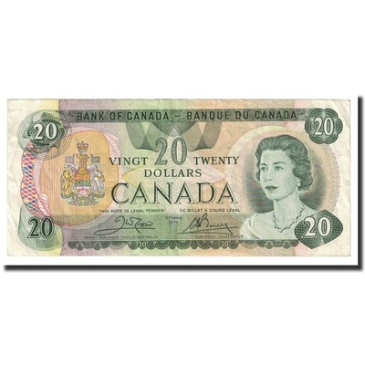 Banknot, Canada, 20 Dollars, 1979, KM:93b, AU(50-5