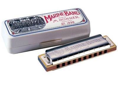 Hohner Marine Band 1896 C Harmonijka ustna FUTERAŁ