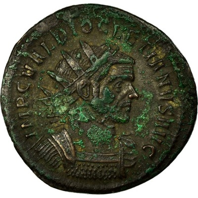 Moneta, Diocletian, Aurelianus, Ticinum, EF(40-45)